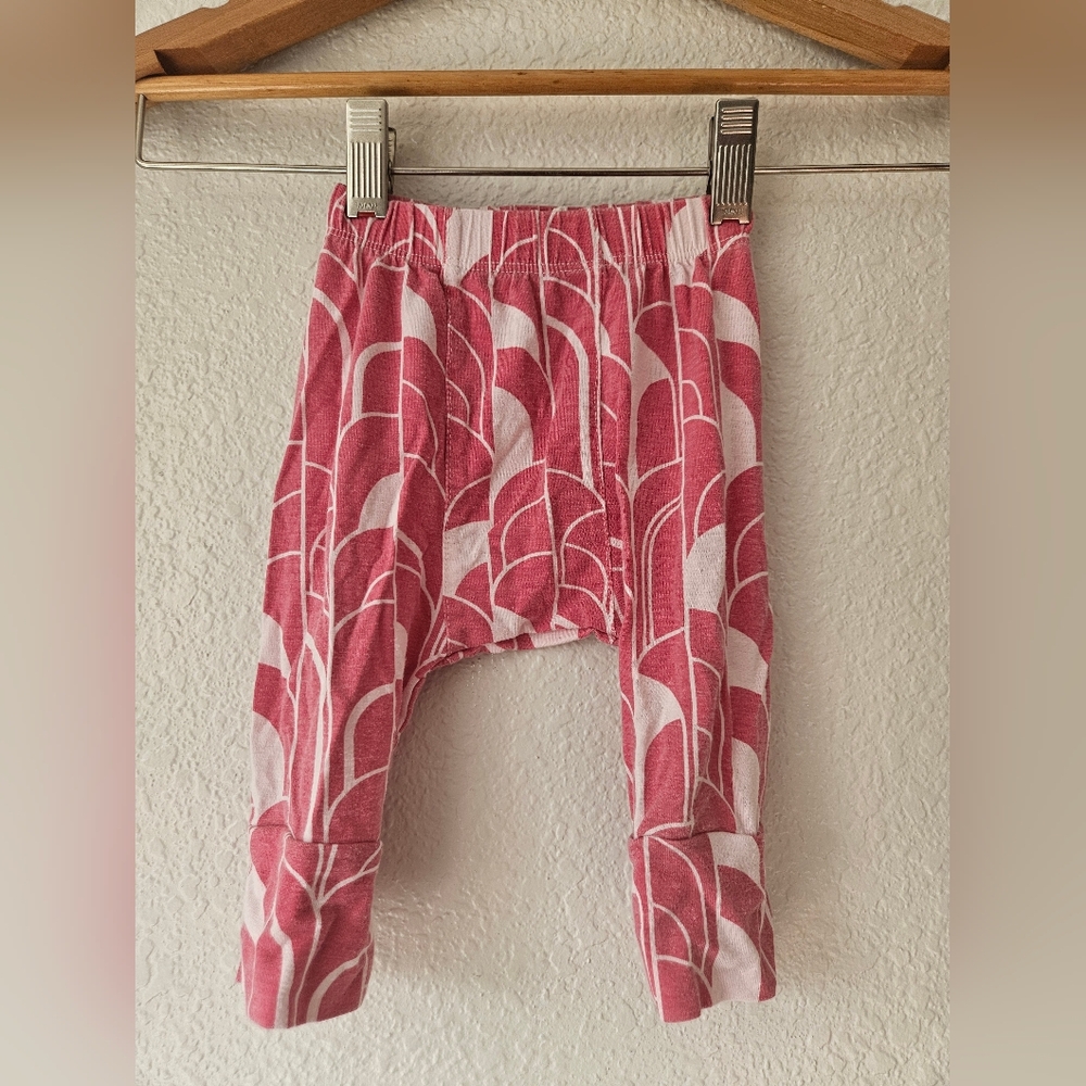 kate quinn pink tropical panda pants, 3 - 6 months